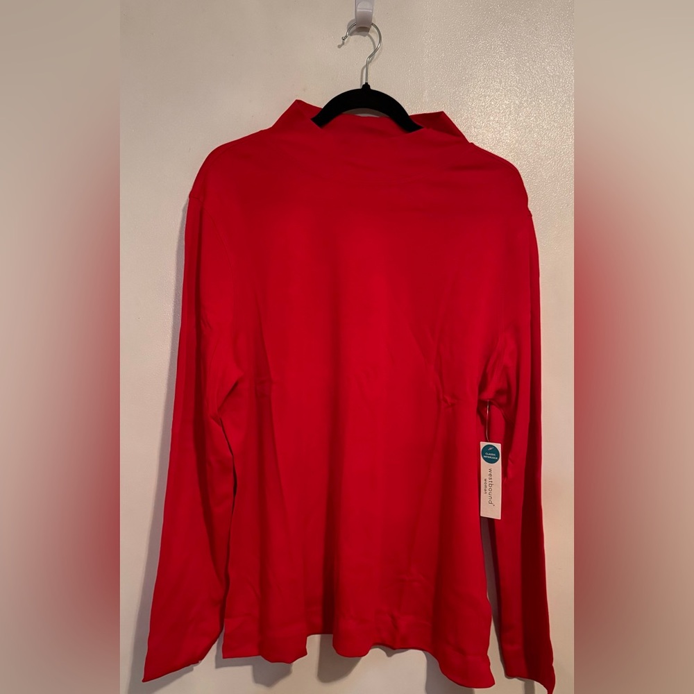 Nice, long sleeve red shirt